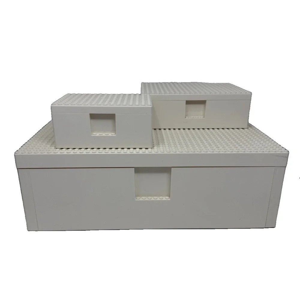 IKEA LEGO Bygglek Set If 3 Storage Boxes With Random Legos